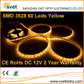 4.8 Watt Per Meter 3528 12v 60leds/meter Yellow Led Strip for Lighting Project